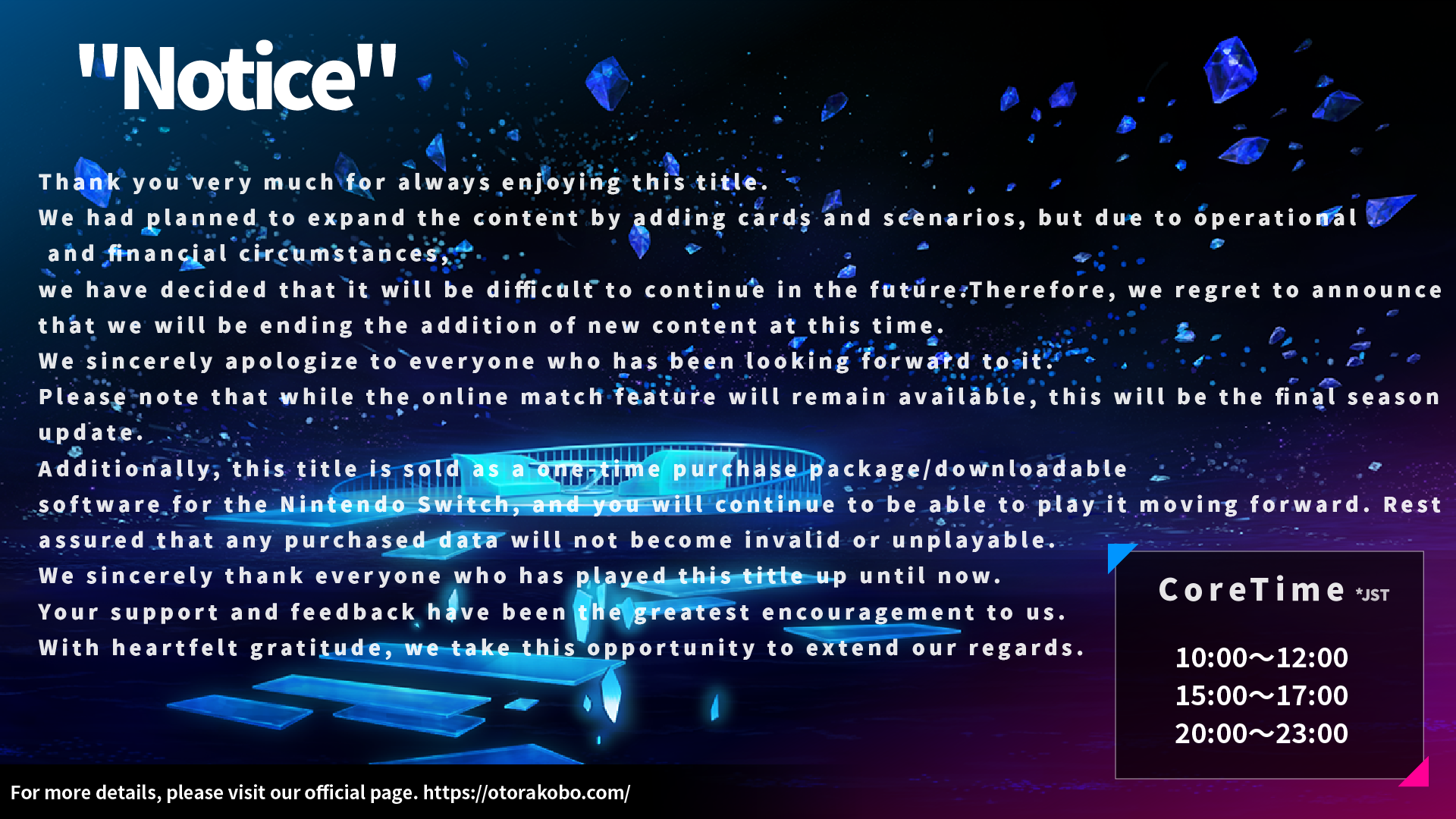 Important Notice